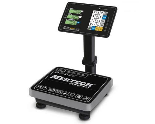 Купить Весы напольные торговые Mertech M-ER 333 ACPU-32.5 (с расч. стоимости LCD) от Mertech