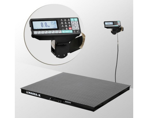 Купить Весы платформенные с печатью этикеток Масса-К 4D-PM-15/12-2000-RP от Масса-К