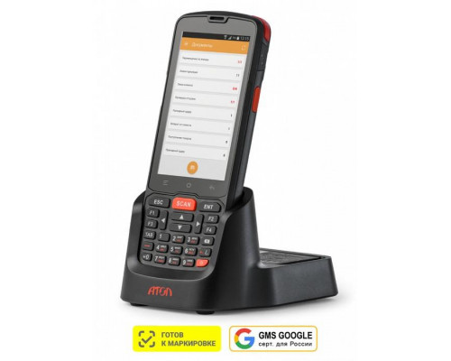 Купить Терминал сбора данных АТОЛ Smart.Slim Plus Базовый (2D, 2/16Gb, WiFi/BT/NFC/LTE/GPS, Камера, Andr.10 GMS, ПО DataMobile Online Lite+Маркировка+ЕГАИС) от Атол