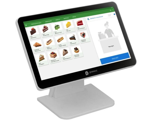 Купить Сенсорный терминал 15.6" Вики Макс (N5095, 8/128Gb, WiFi/BT, белый, без ОС) от Дримкас